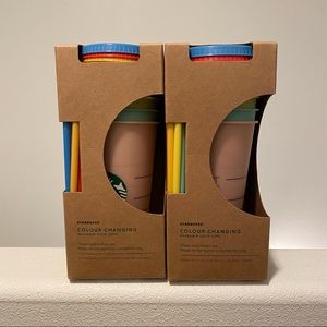Starbucks Color Changing Reusable Cups